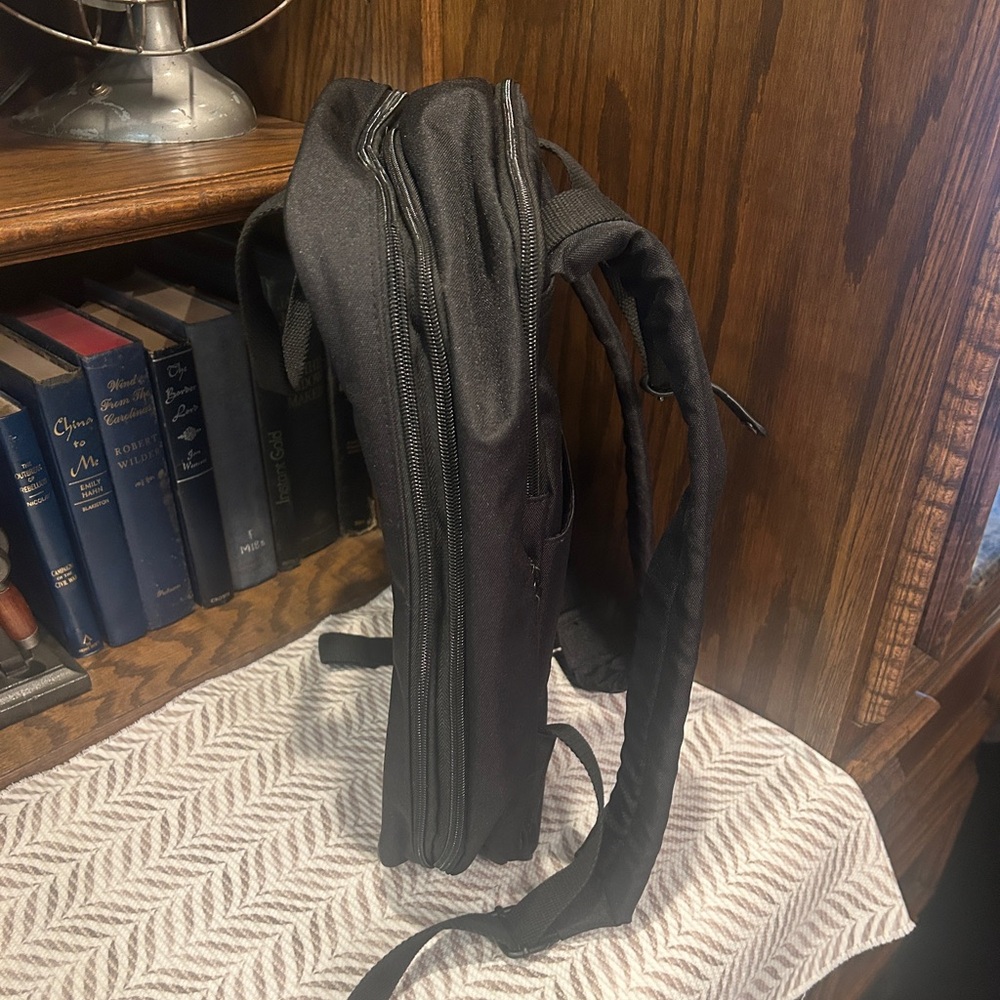 BEIS Black Compact Square Backpack - Picture 2 of 3